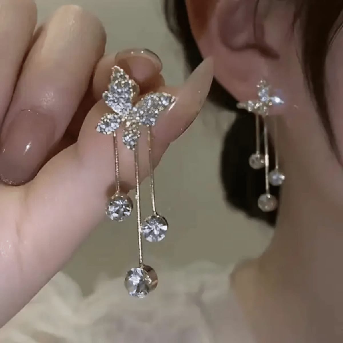Korean Earrings Model 70,55,60,35 Nayaara Set of 3 + One Free