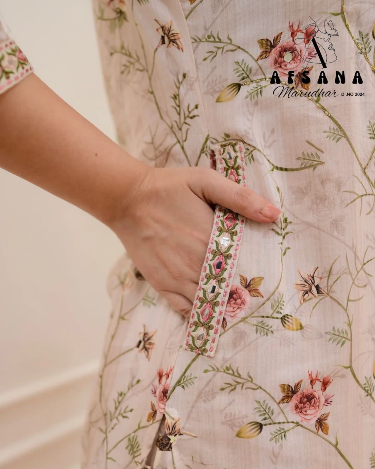 Floral Harmony Kurta Set