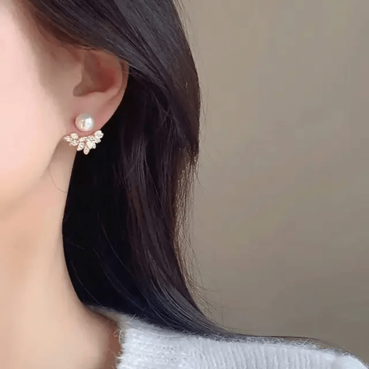 Korean Earrings Model 58,302,236,93 Nayaara Set of 3 + One Free