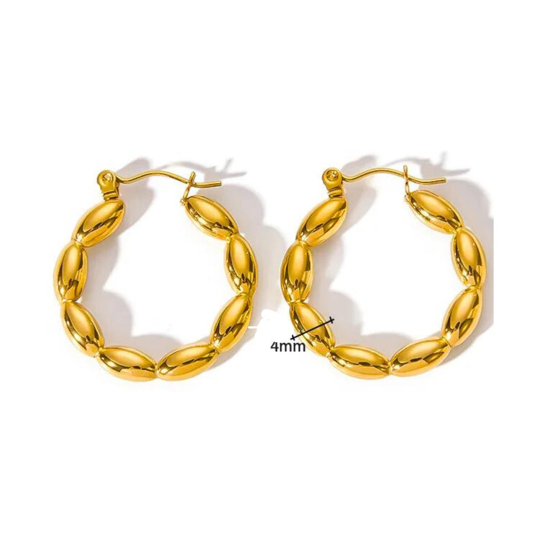 FS-ERS4SSA21 - Bubble Hoop Earrings