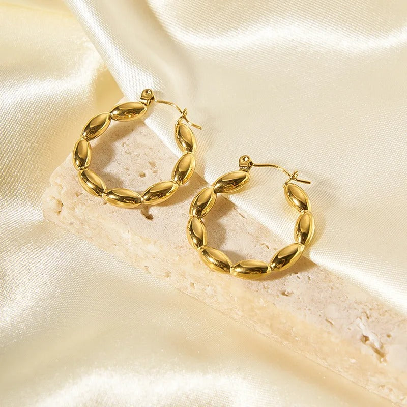 FS-ERS4SSA21 - Bubble Hoop Earrings