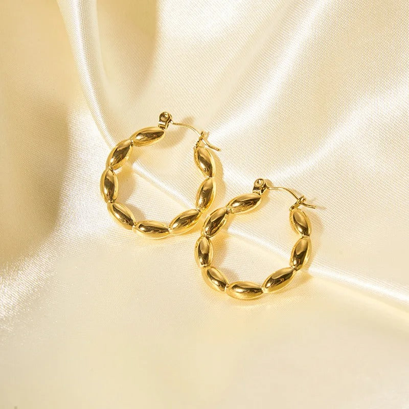 FS-ERS4SSA21 - Bubble Hoop Earrings