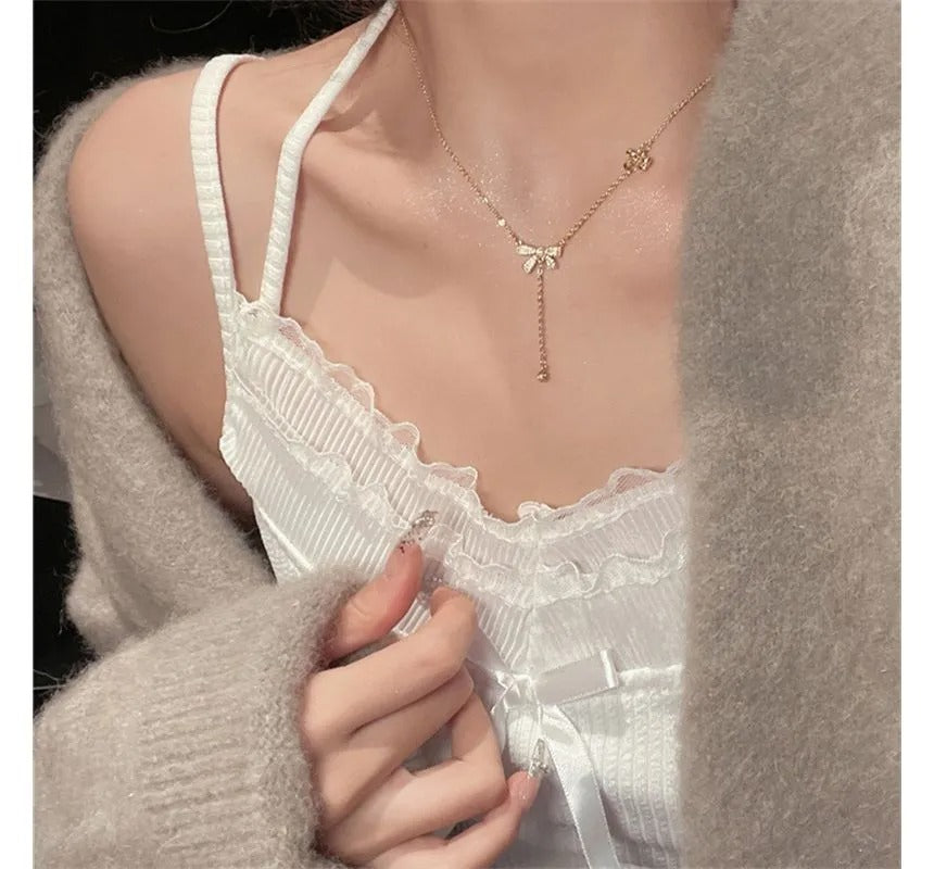 FS-NCKS4C48 - Bow & Bow Necklace