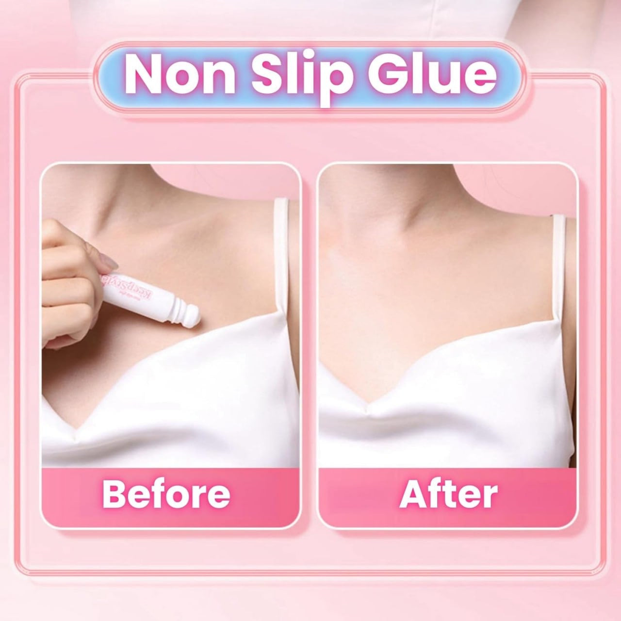 KeepStyle Roll-On Body Adhesive (Comes off with warm soapy water)