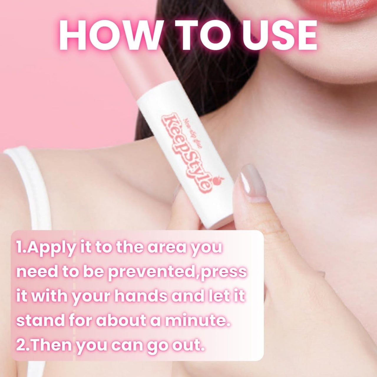 KeepStyle Roll-On Body Adhesive (Comes off with warm soapy water)
