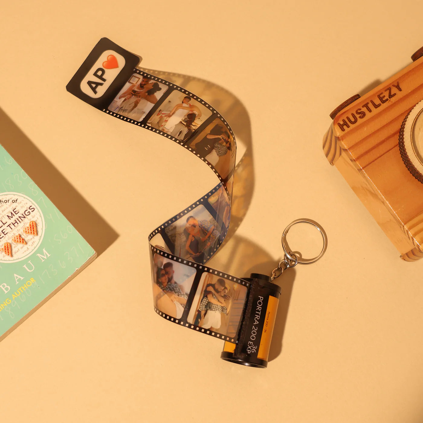 Personalised Film Roll Keychain