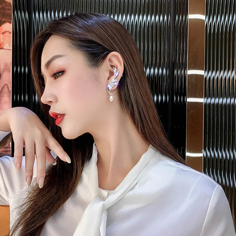 FS-ERS9NB33 - Angel Wings Ear Cuffs