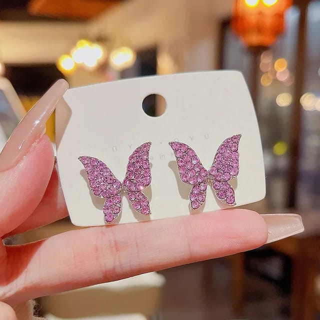 Korean Earrings Model 340,314,004,339 Nayaara Set of 3 + One Free