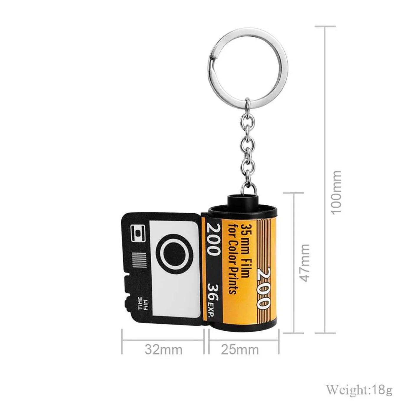 Personalised Film Roll Keychain