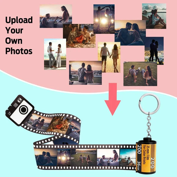 Personalised Film Roll Keychain