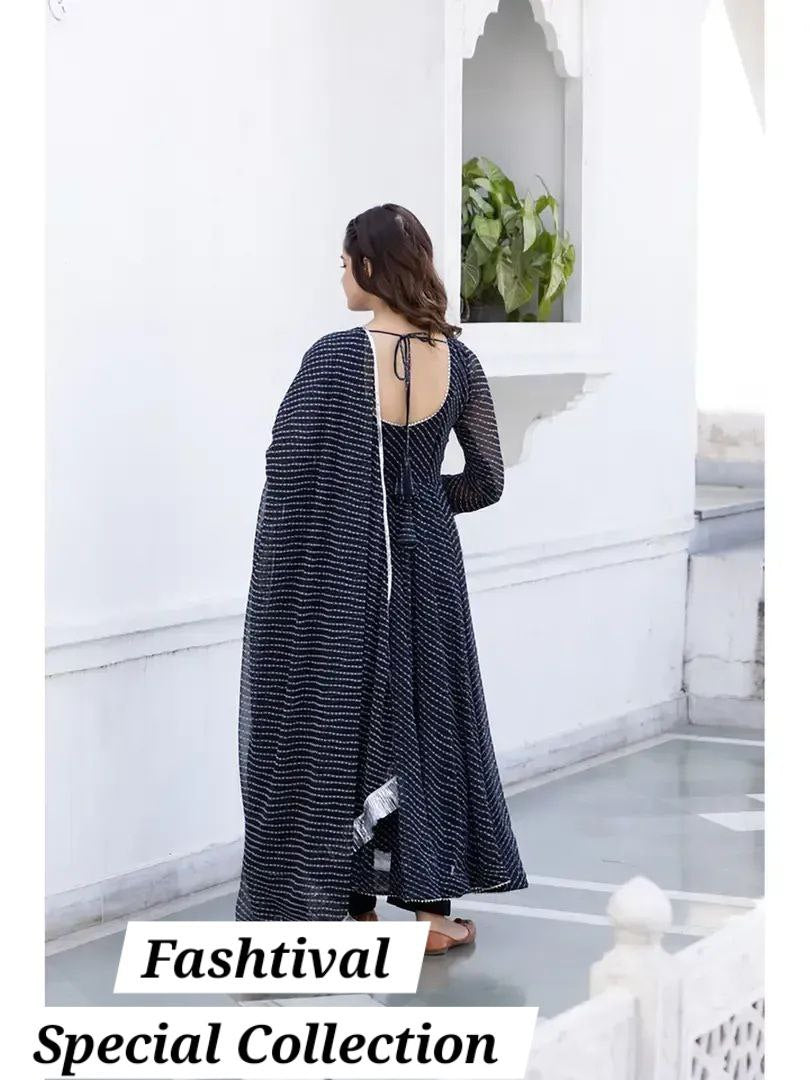 Floral Maxi Collection with Printed Dupatta