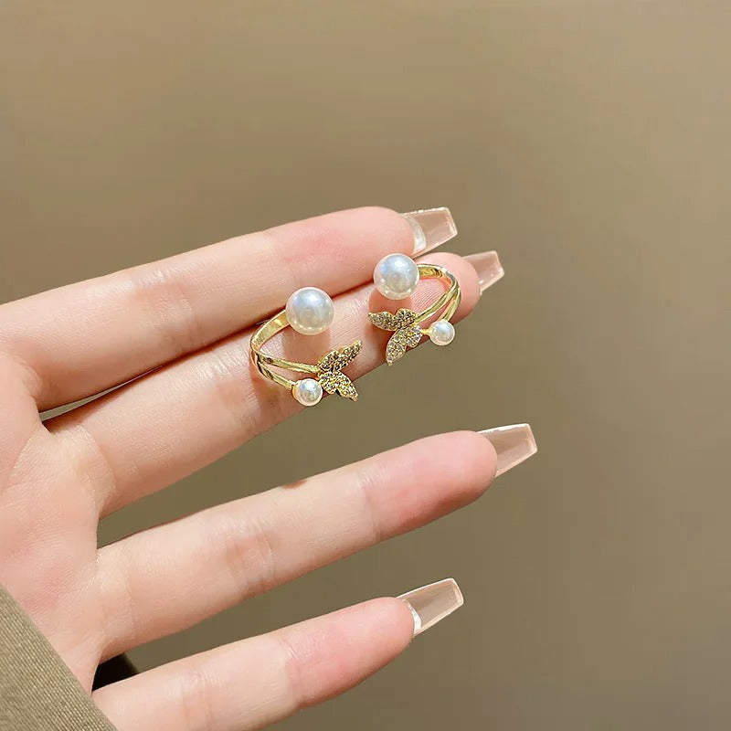 FS-ERS9N9 - Trendy Butterfly Studs