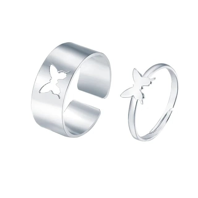 Model 197 Couple butterfly design Korean Ring