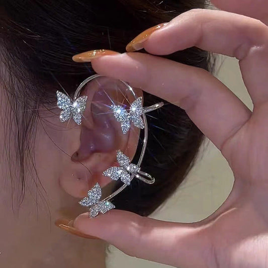 Korean Butterfly Ear Cuff 2Pcs/Set