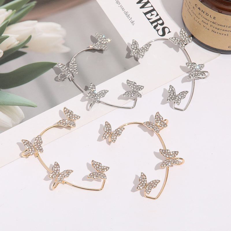 Korean Butterfly Ear Cuff 2Pcs/Set