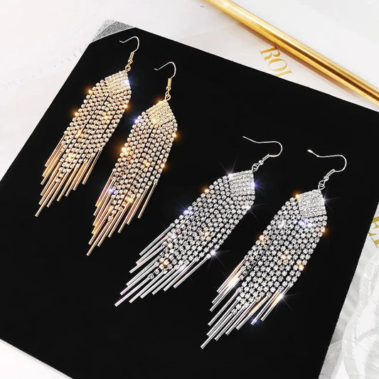 FS-ERS9NB47 - High-Quality Tassels Partywear Earrings