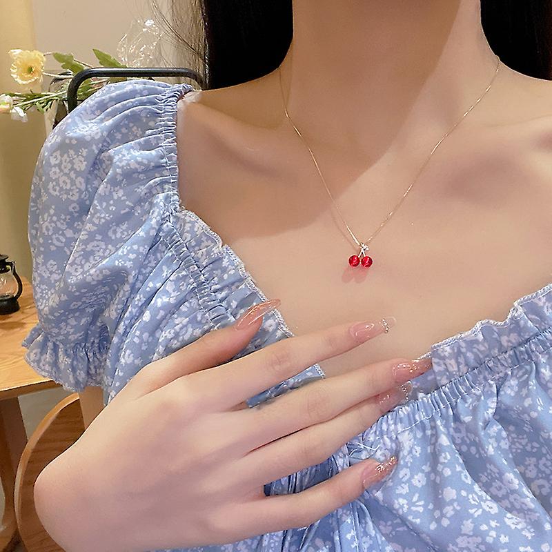 FS-NCKS4C59 - The Red Cherry Necklace