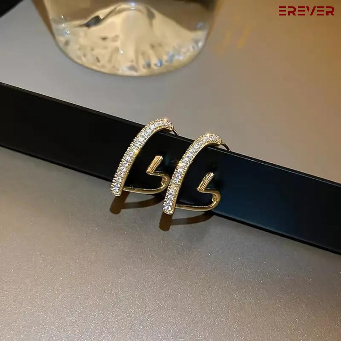 FS-ERS9N164 - Heart Hoop Earrings