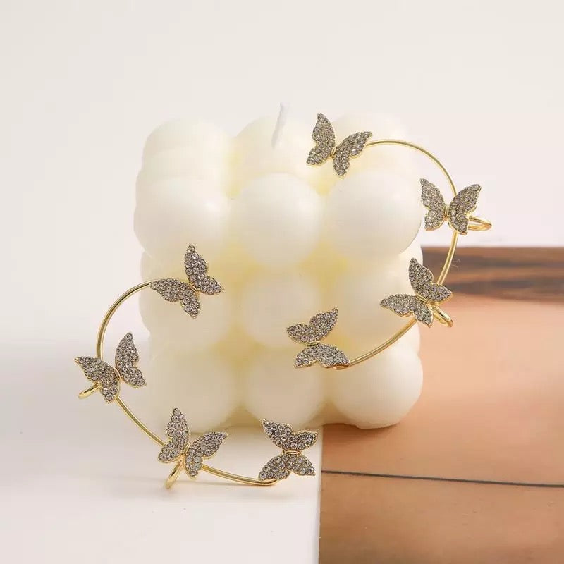 Korean Butterfly Ear Cuff 2Pcs/Set