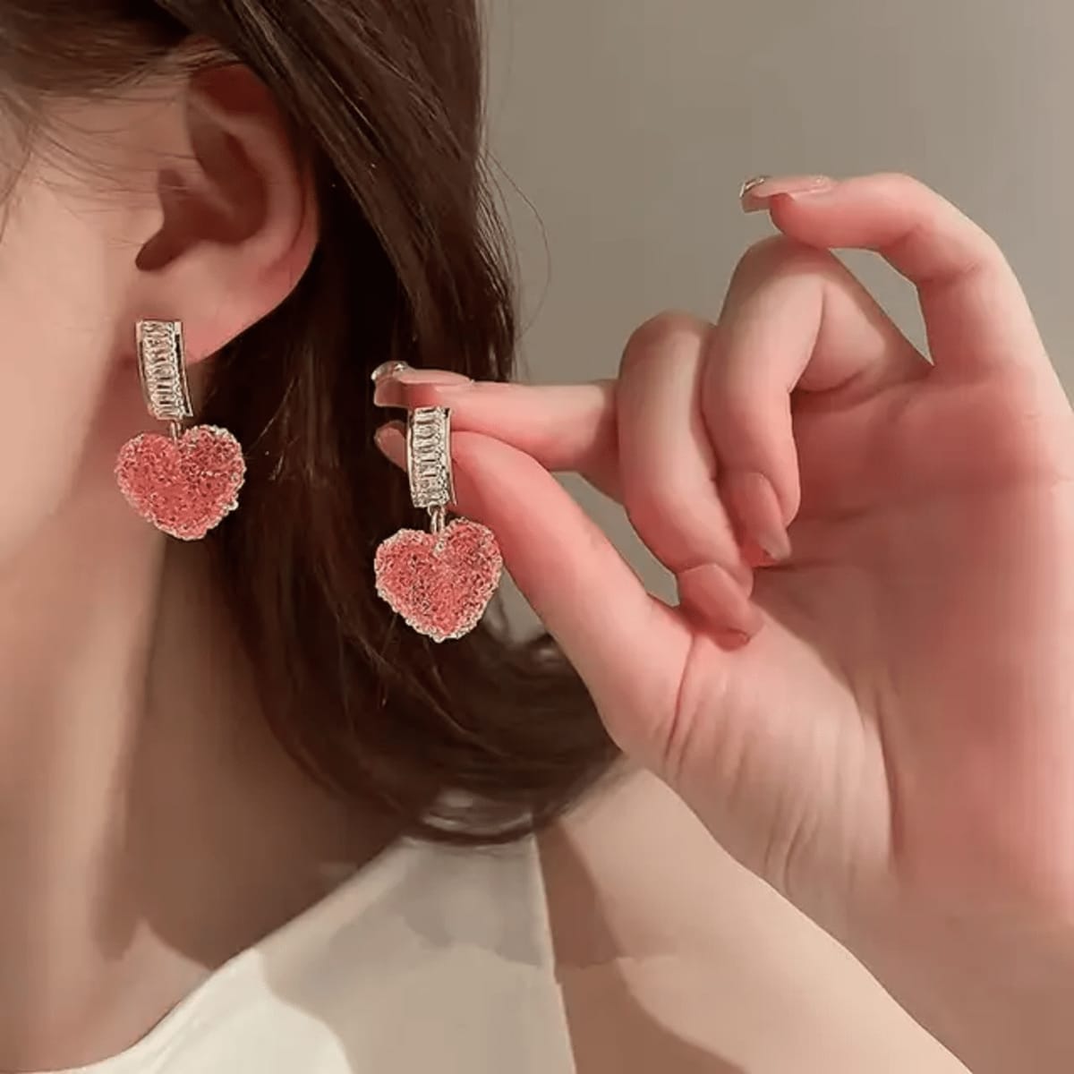 Korean Earrings Model 132,150,324,290 Nayaara Set of 3 + One Free