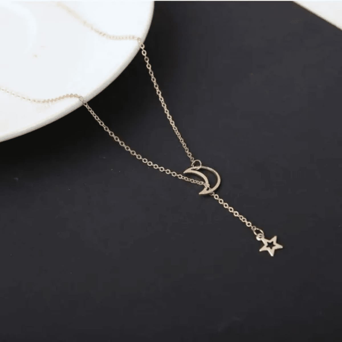 Model 199 Moon Star Korean Necklace