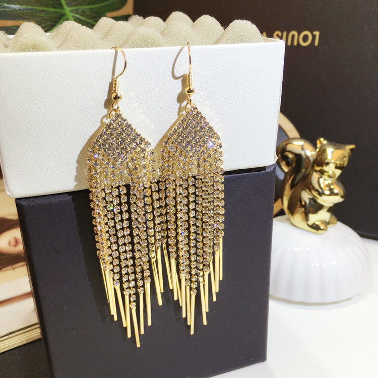 FS-ERS9NB47 - High-Quality Tassels Partywear Earrings