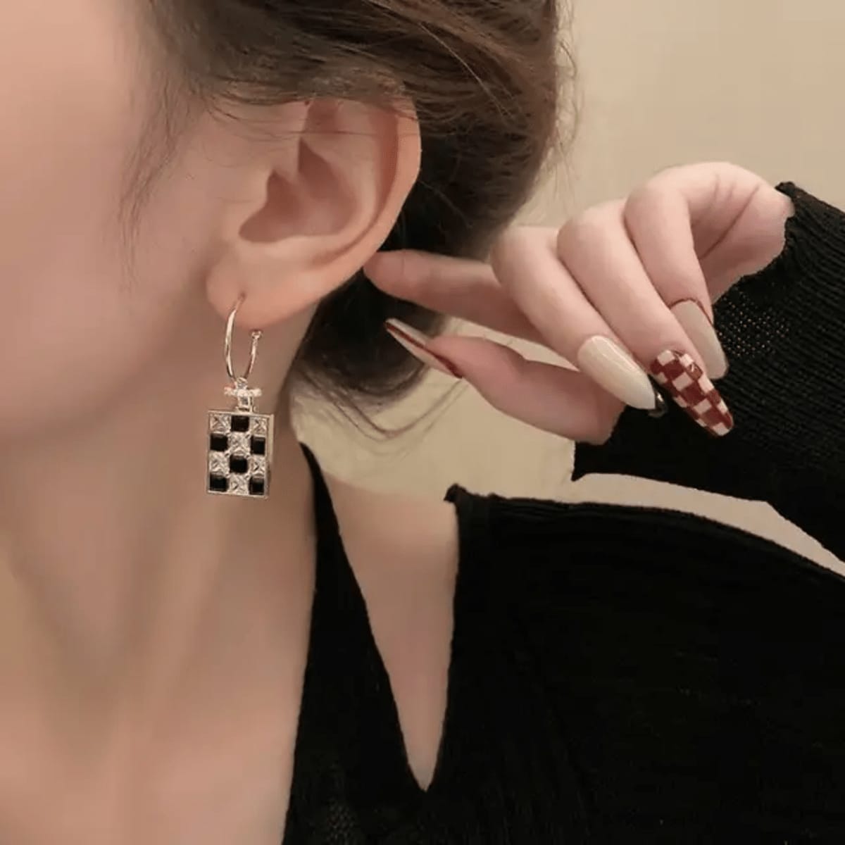 Korean Earrings Model 75,396,137,279 Nayaara Set of 3 + One Free