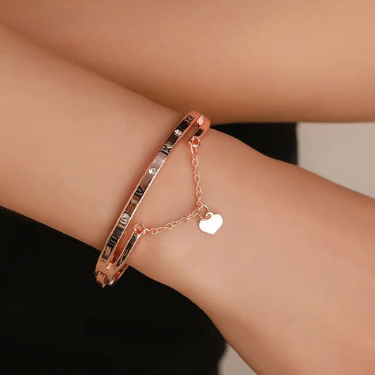 Model 120 Rose Gold Colour Korean Bracelet