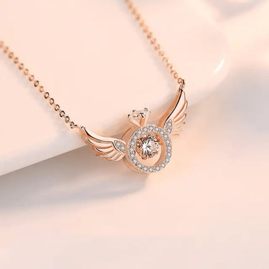 Model 168 Feather Crown Shape Korean necklace