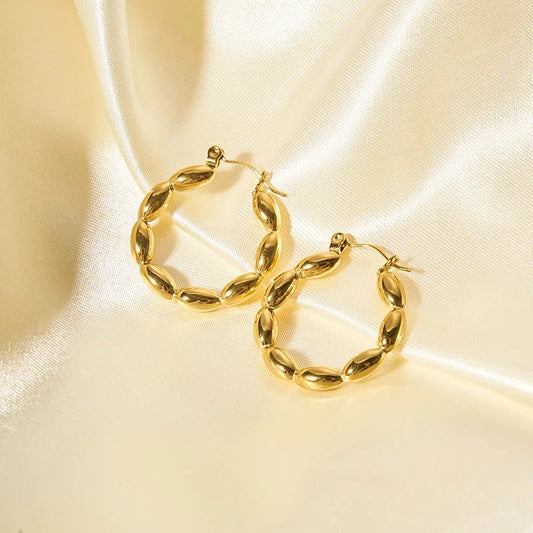 FS-ERS4SSA21 -  Bubble Hoop Earrings