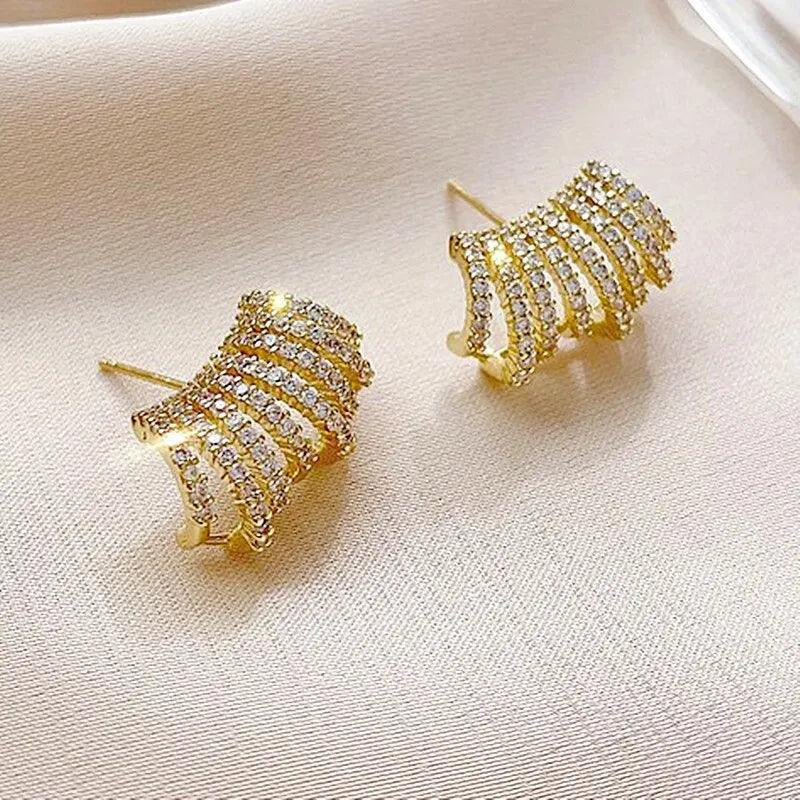 FS-ERS9N114 - Stones Multi-Layer Studs