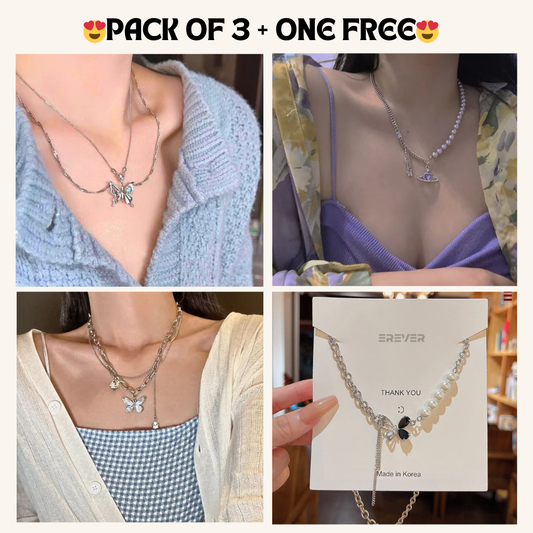 Nayaara:103 Neckless Pack of 3 + One FREE