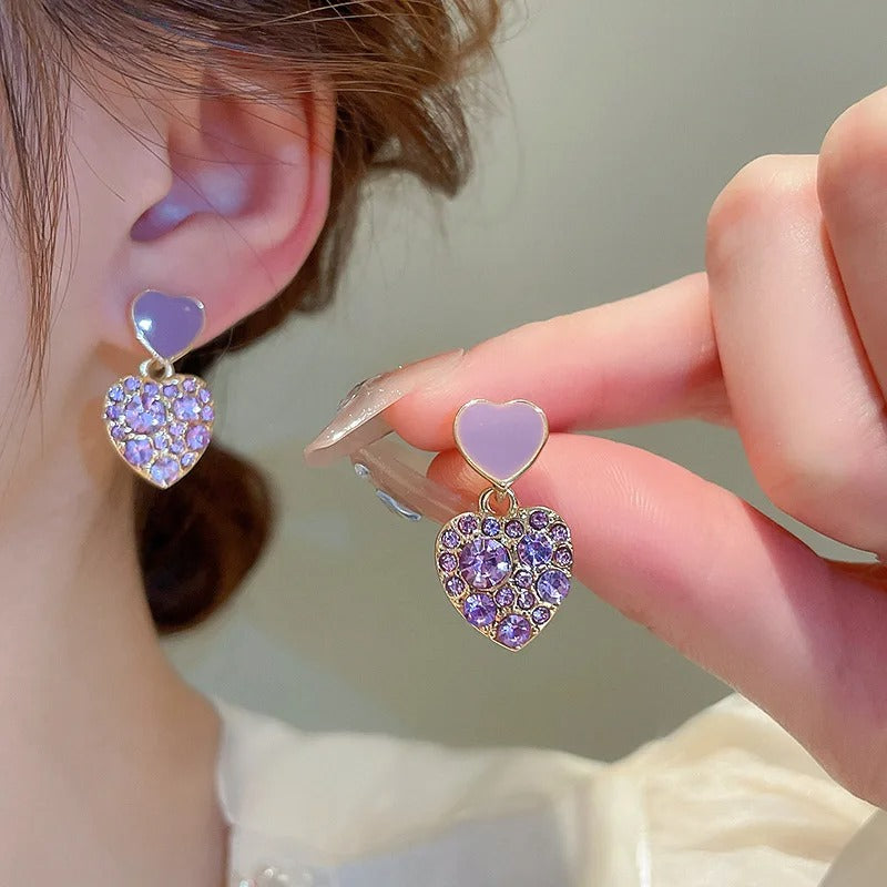 FS-ERS9NB40 - Lavender Love Drop Earrings