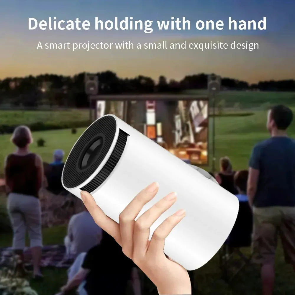 Portable Mini Projector - 180° Projection Angle, Automatic Focus, Home Video Use