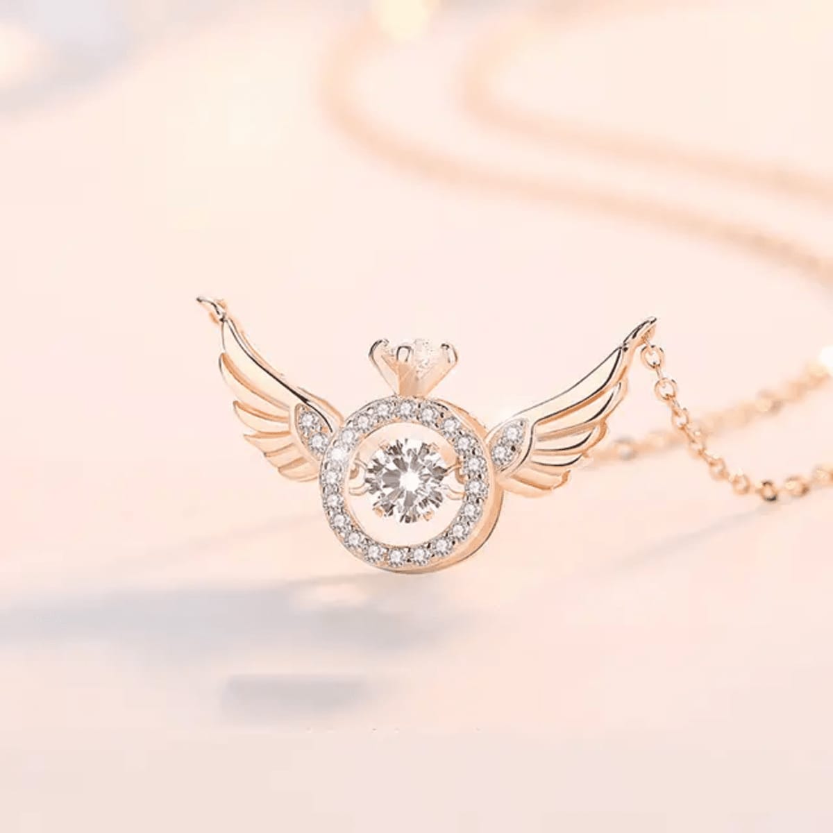 Model 168 Feather Crown Shape Korean necklace