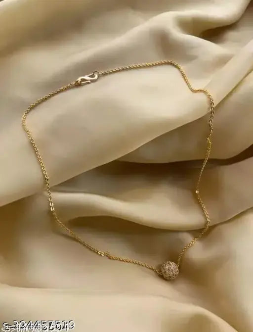 Gold Plated Chain Stainless Steel Pendant Gold Layered Necklace Women