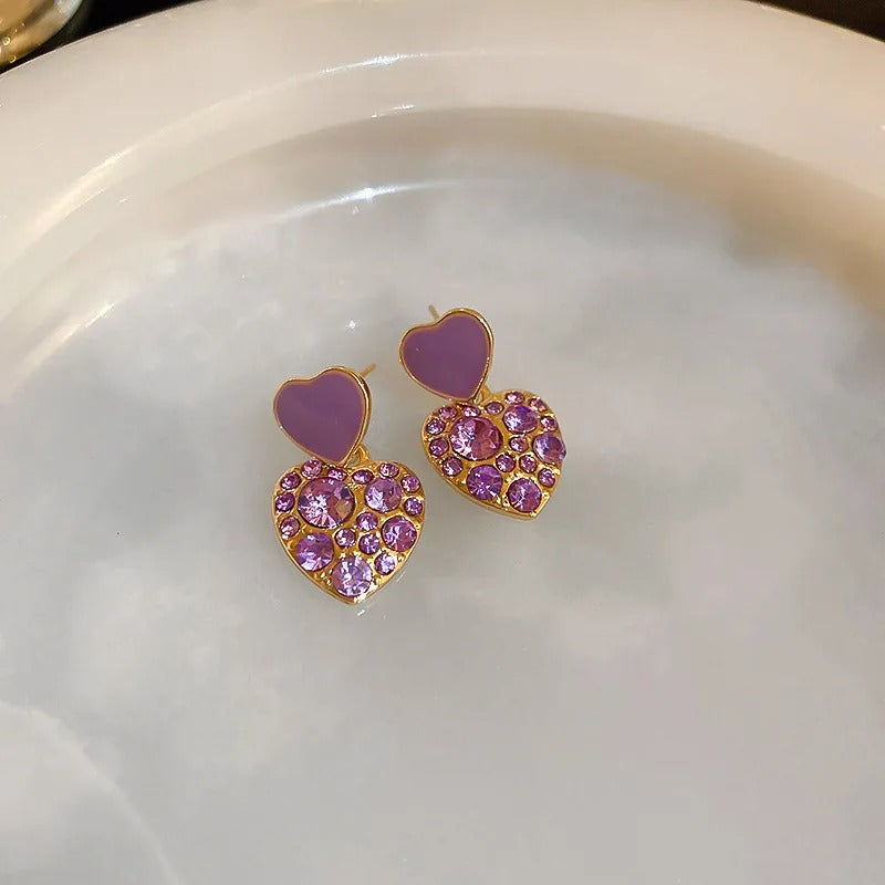 FS-ERS9NB40 - Lavender Love Drop Earrings