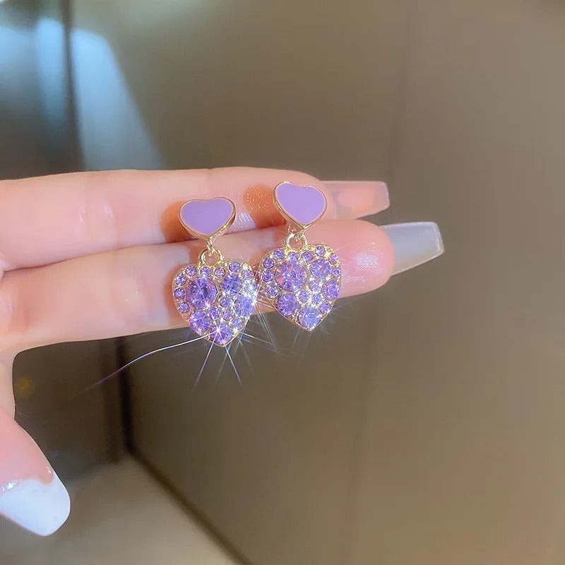 FS-ERS9NB40 - Lavender Love Drop Earrings