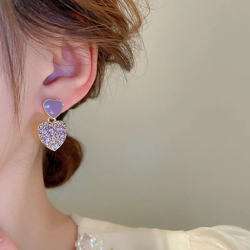 FS-ERS9NB40 - Lavender Love Drop Earrings