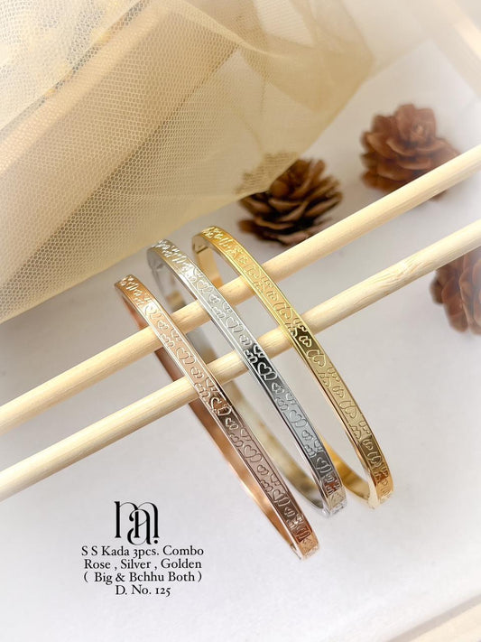 Fashion Kada Combo Set of 3