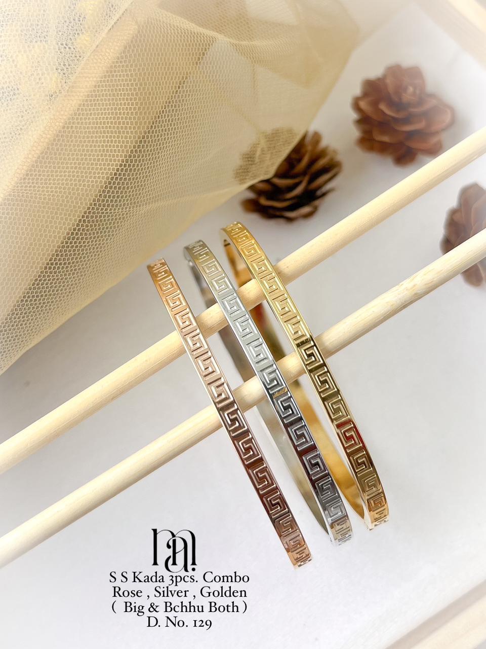 Fashion Kada Combo Set of 3