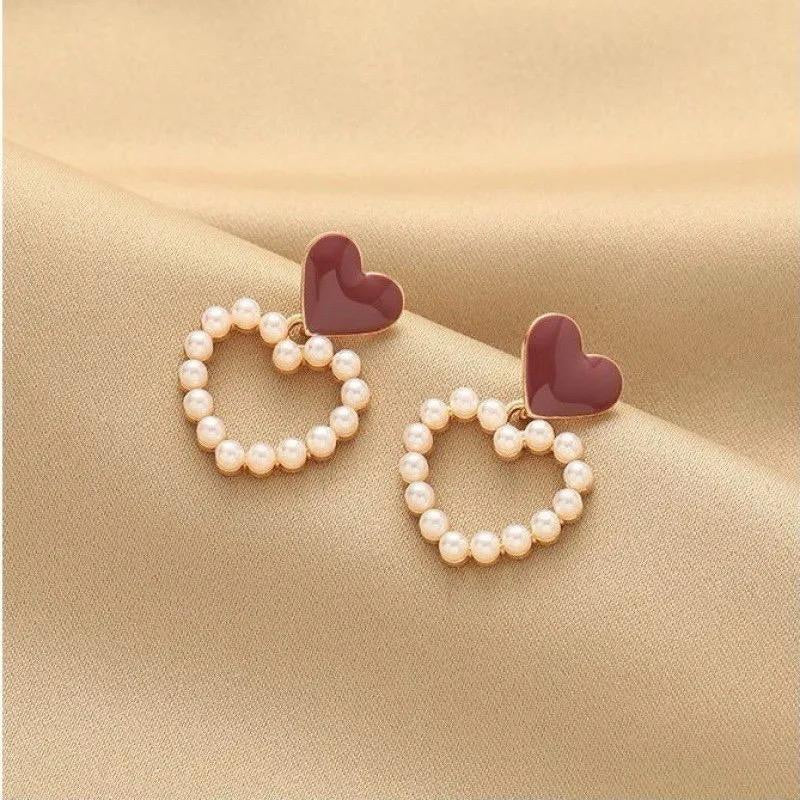 FS-ERS9N187 - Vine Heart Earrings