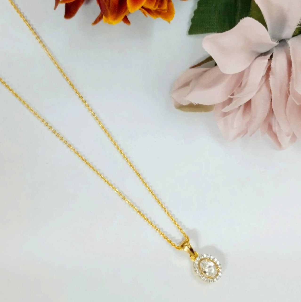 Premium cz chain pendant