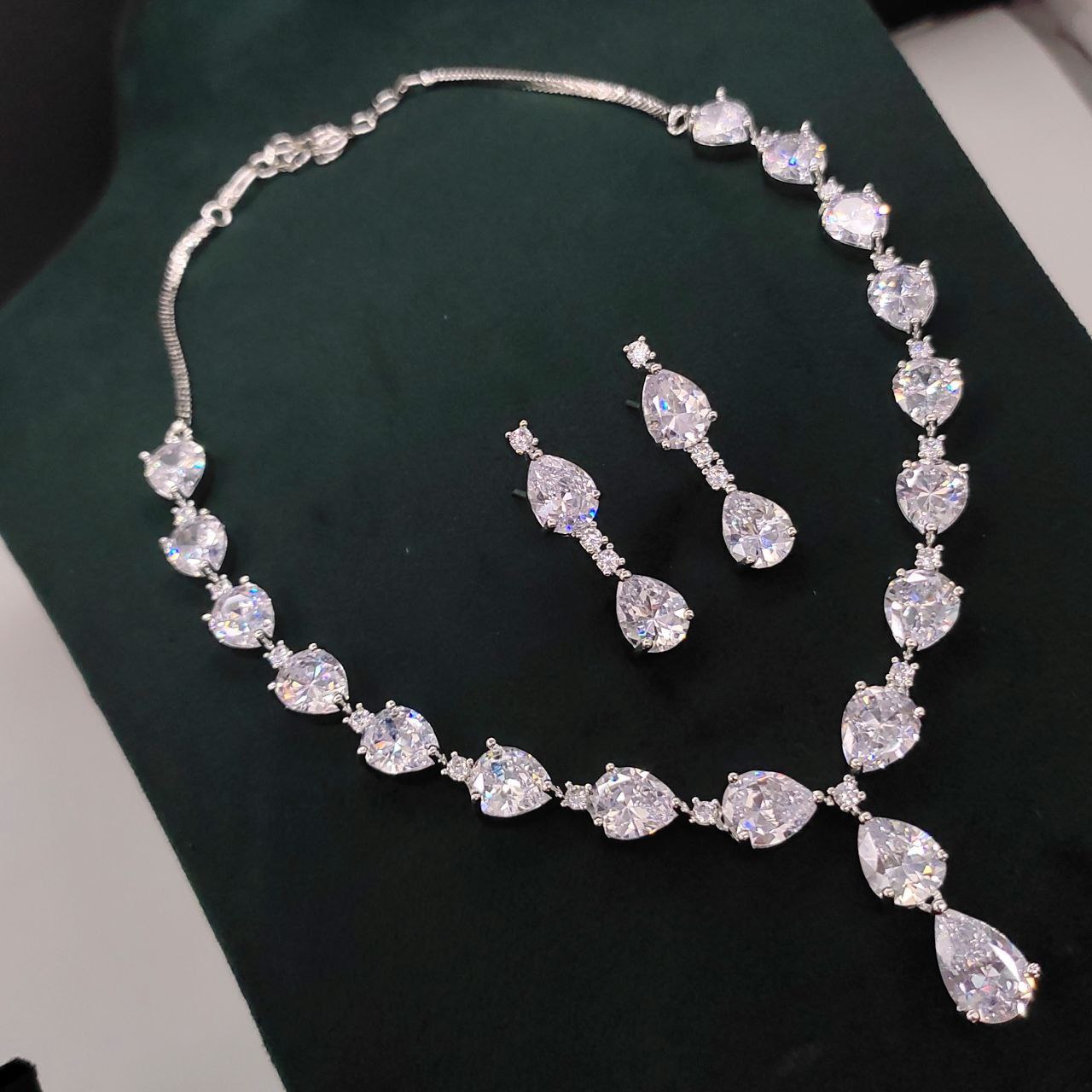 Premium cz Necklace set