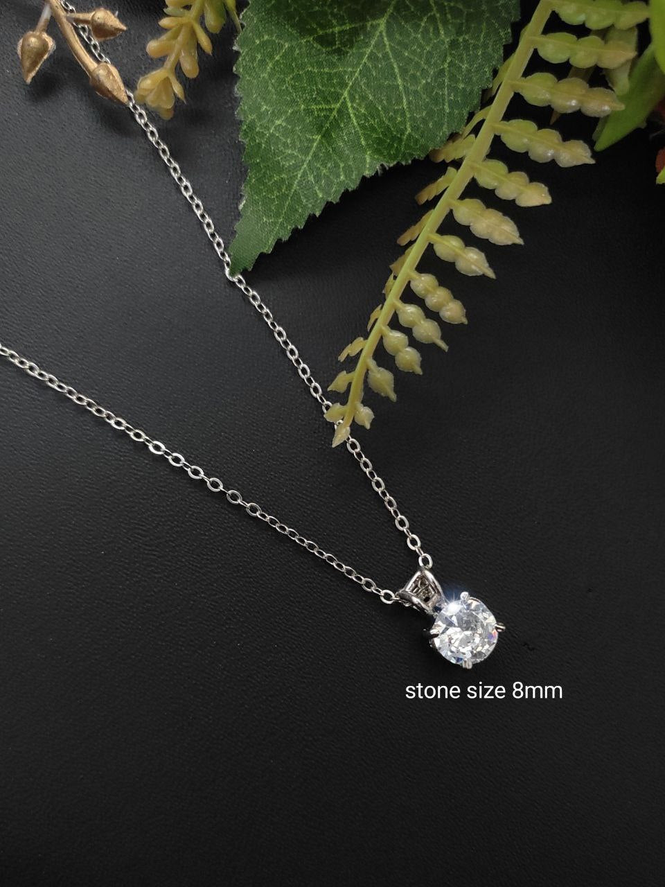 The Stunning Sapphire Diamond CZ pendent