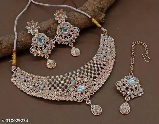 Rose gold Plated jewellery Set